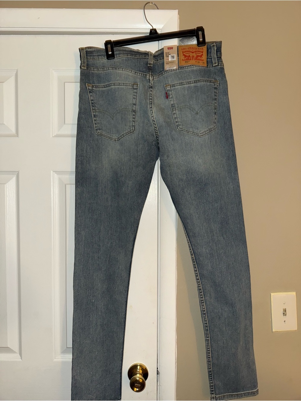Levi's Men's Light Blue Slim Straight Jeans